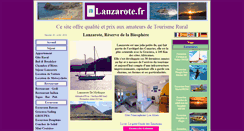 Desktop Screenshot of lanzarote.fr