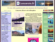 Tablet Screenshot of lanzarote.fr